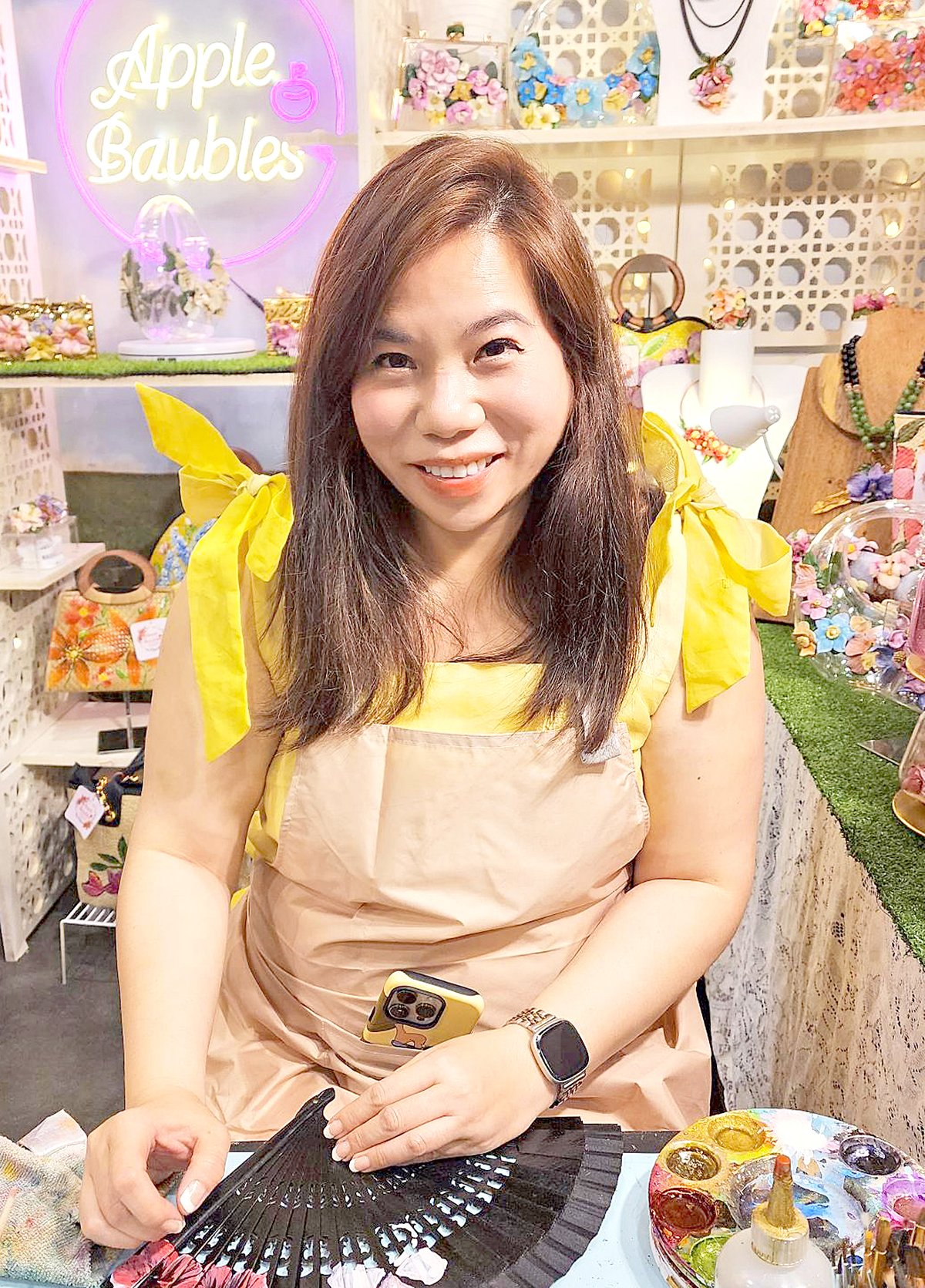 Vedette Ong of Apple Baubles.